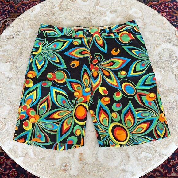 Loudmouth Bermuda Golf Shorts - Shagadelic  Black - Picture 3 of 13